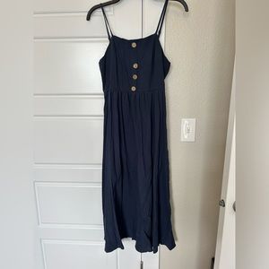 Cute navy blue summer dress